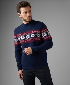 Пуловер трикотажный HENDERSON KWL-0798 NAVY