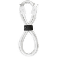 Кабель VLP Nylon Cable USB-C/USB-C 2 м. белый (1031024)