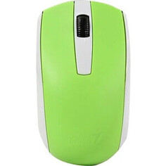 Мышь Genius ECO-8100 зеленая (Green), 2.4GHz, BlueEye 800-1600 dpi, аккумулятор NiMH new package