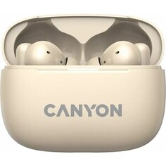 Наушники Canyon OnGo TWS-10 ANC+ENC, Beige