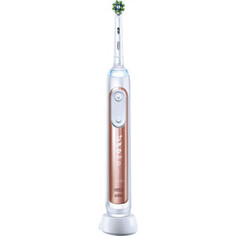 Зубная щетка электрическая Oral-B Genius X Lite Rose Gold D706.513.6 белый/розовый