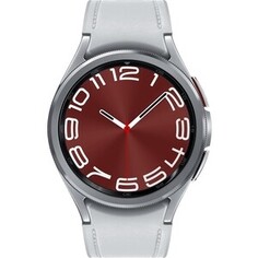 Смарт-часы Samsung Galaxy Watch 6 Classic 43мм 1.3 AMOLED корп.серебристый рем.серебристый (SM-R950NZSACIS)