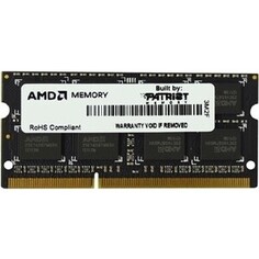 Память DDR3 AMD 8Gb 1600MHz R538G1601S2S-UO OEM PC3-12800 CL11 SO-DIMM 204-pin 1.5В
