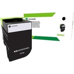 Картридж Lexmark с тонером, чёрный, 1000 стр. (80C80KE)