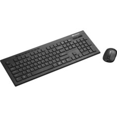 Комплект Canyon Multimedia 2.4GHz wireless combo-set, keyboard 104 keys, slim and brushed finish design, chocolate key caps, (CNS-HSETW4-RU)