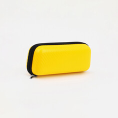 Футляр для очков на молнии, цвет желтый NO Brand