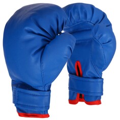 Перчатки боксерские детские, цвет синий NO Brand
