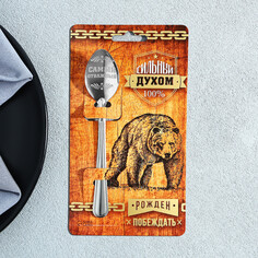 Ложка подарочная на открытке Семейные традиции