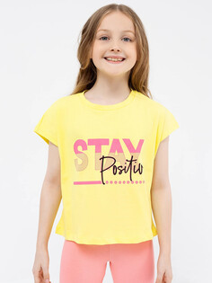 Укороченная футболка из хлопка для девочек Mark Formelle