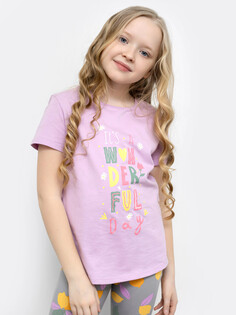 Хлопковая футболка для девочек Mark Formelle