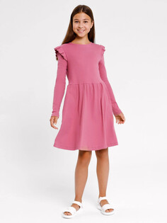 Платье для девочек с декоративными крылышками в розовом оттенке Mark Formelle