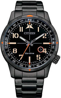 Японские наручные мужские часы Citizen BM7555-83E. Коллекция Eco-Drive