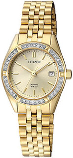 Японские наручные женские часы Citizen EU6062-50P. Коллекция Elegance