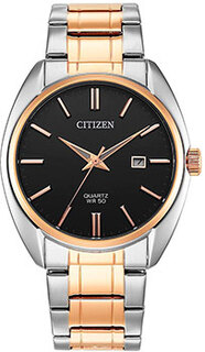 Японские наручные мужские часы Citizen BI5104-57E. Коллекция Basic