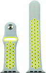 Ремешок спортивный Eva для Apple Watch 38mm Белый/Желтый (AVA012WY)