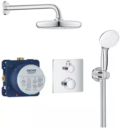 Душевой комплект 210 мм Grohe Grohtherm 34729000