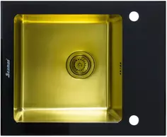 Кухонная мойка Seaman Eco Glass SMG-610B-Gold.B
