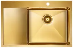 Кухонная мойка Paulmark Atlan золотой матовый PM217851-BGR