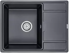 Кухонная мойка Paulmark Flugen черный металлик PM216550-BLM