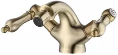 Смеситель для биде с донным клапаном Caprigo Adria Classic Metal Edition 03M-530-vot