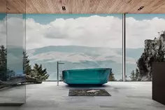 Ванна из полиэфирной смолы 170x80 см Abber Kristall AT9706Aquamarin