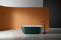 Ванна из литьевого мрамора 170x75 см Abber Frankfurt AM9941MBG