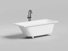 Ванна из литьевого мрамора 160x70 см Salini S-Sense Orlanda 102015G