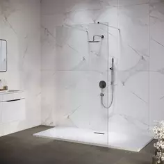 Неподвижная перегородка 98,3 см RGW WA-016 Walk-in 35101610-11 прозрачное