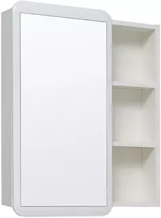 Зеркальный шкаф 55x75 см белый L/R Runo Капри УТ000003786 РУНО