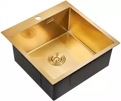 Кухонная мойка Milacio Denia 51 золотой матовый MC.77488