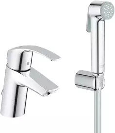 Смеситель для раковины с гигиеническим душем Grohe Eurosmart 23124002