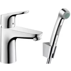 Смеситель для раковины с донным клапаном Push-Open Hansgrohe Focus 31927000
