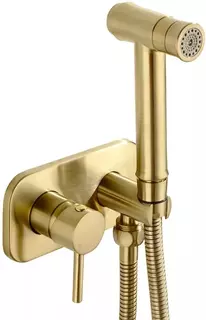 Гигиенический душ Feramolli Pura GL215 со смесителем, золотой матовый