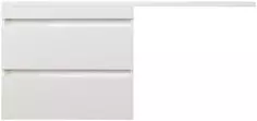 Тумба с раковиной белый глянец 130 см Style Line Даллас СС-00000600 + СС-00000541