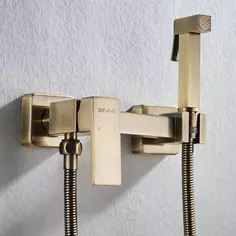Гигиенический душ Shevanik S137Q со смесителем, бронза