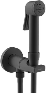 Гигиенический душ Bossini Paloma Apice E34002B.073 со смесителем, черный матовый