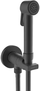 Гигиенический душ Bossini Paloma Brass E34007B.073 со смесителем, черный матовый