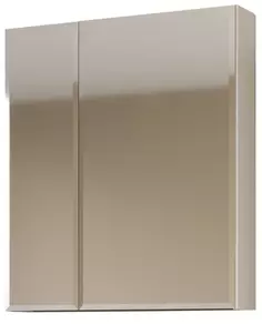 Зеркальный шкаф 70x80 см белый Marka One У37179