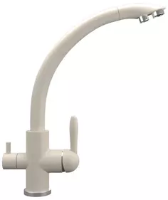 Смеситель для кухни с подключением к фильтру Ulgran лен UQ-017-02