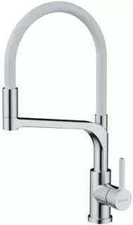 Смеситель для кухни с подключением к фильтру Omoikiri Sinto 2 Plus-BN-WH нержавеющая сталь 4994468