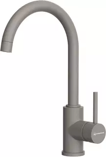 Смеситель для кухни Omoikiri Shinagawa-P-GR ленинградский серый 4974160