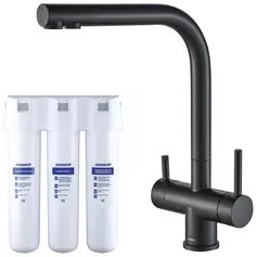 Смеситель для кухни с фильтром Swedbe Selene Plus K8144BK