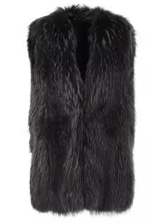 Жилет из меха енота Jil Sander