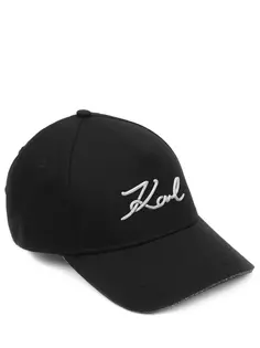 Бейсболка хлопковая K/Signature Karl Lagerfeld