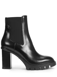 Ботильоны кожаные Santoni