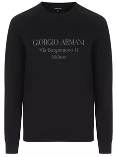 Толстовка хлопковая Giorgio Armani