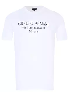 Футболка хлопковая Giorgio Armani