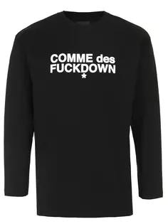 Лонгслив хлопковый Comme DES Fuckdown