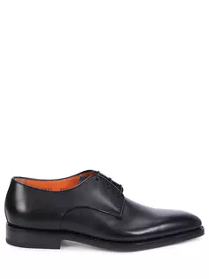 Дерби кожаные Santoni