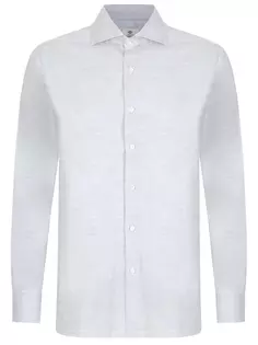 Рубашка Regular Fit из хлопка и лиоцелла Luigi Borrelli